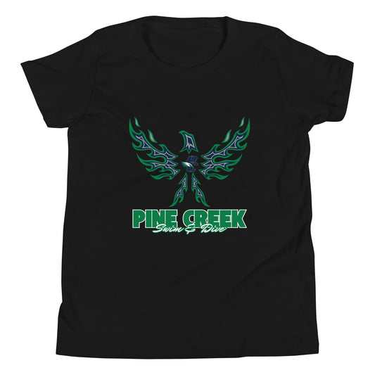 Performance | Youth T-Shirt | PINE CREEK SWIM & DIVE | '24 Logo