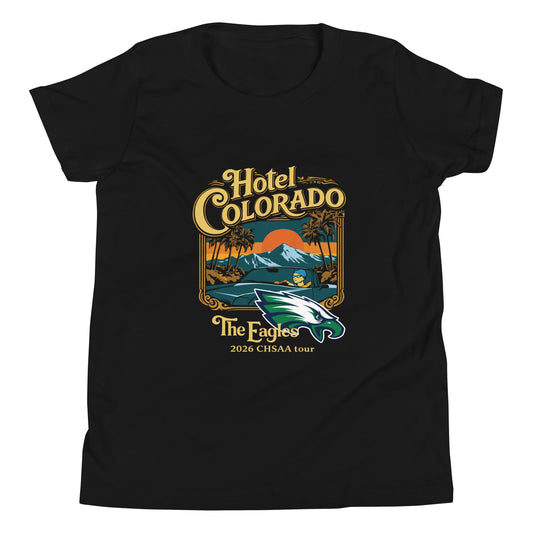 Performance | Youth T-Shirt | PINE CREEK SWIM & DIVE | Hotel Colorado Logo