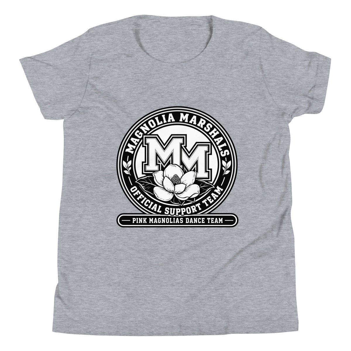 Performance | Youth T-Shirt | Pink Magnolias Dance | Emblem Logo
