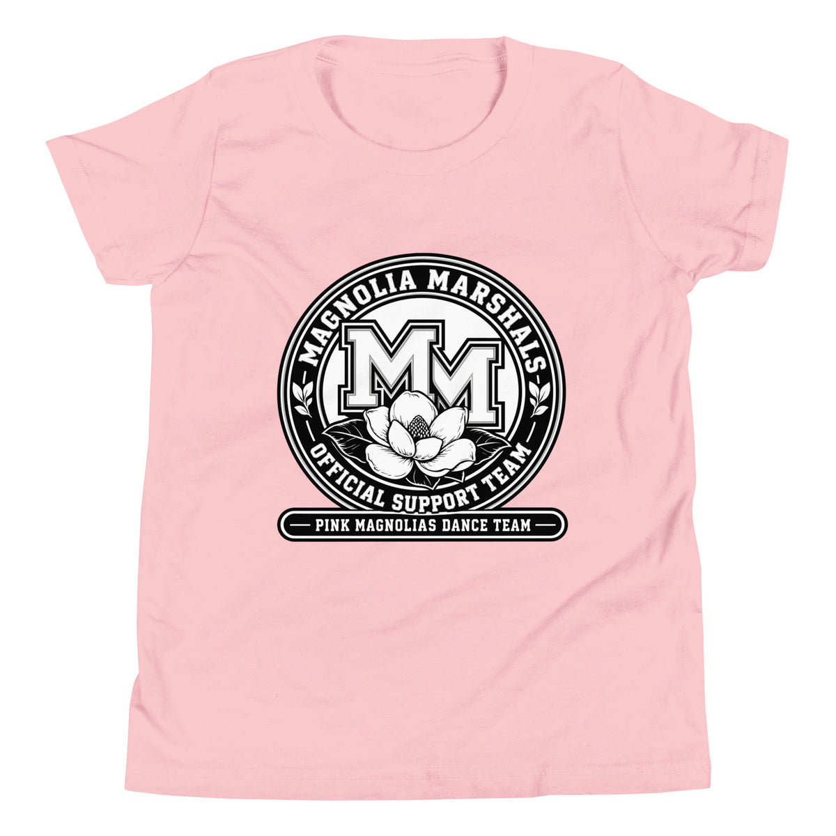 Performance | Youth T-Shirt | Pink Magnolias Dance | Emblem Logo