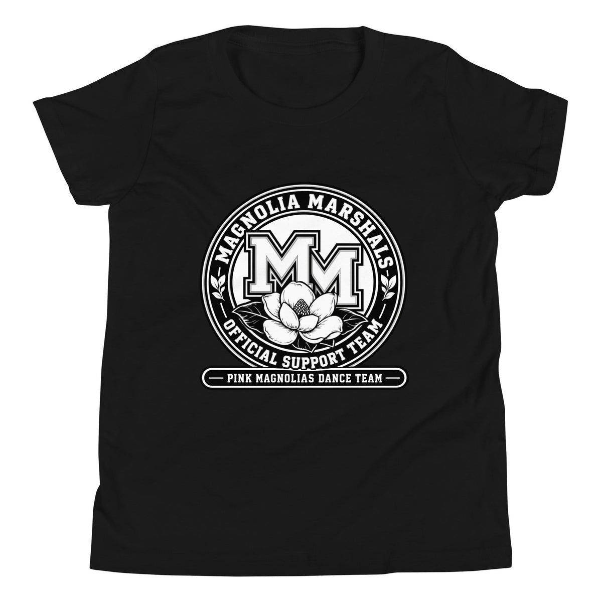 Performance | Youth T-Shirt | Pink Magnolias Dance | Emblem Logo