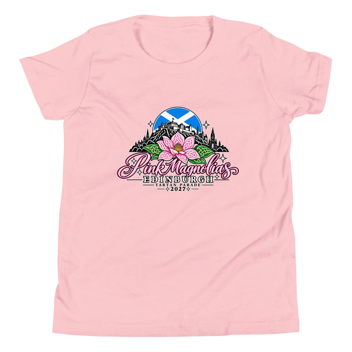 Performance | Youth T-Shirt | Pink Magnolias Dance | Vanguard Logo