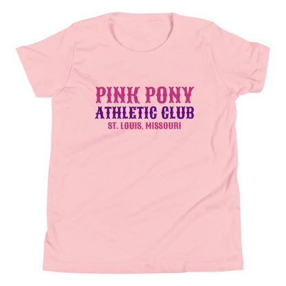 Performance | Youth T-Shirt | Pink Pony Athletic Club | Athletic Wordmark Logo