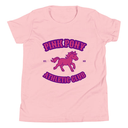 Performance | Youth T-Shirt | Pink Pony Athletic Club | Crest Logo