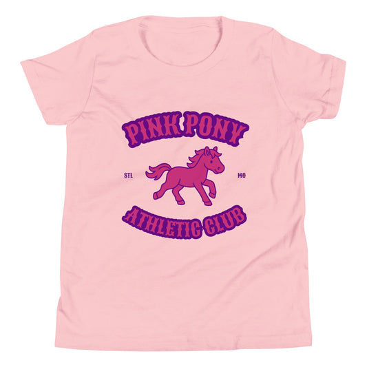 Performance | Youth T-Shirt | Pink Pony Athletic Club | Crest Logo