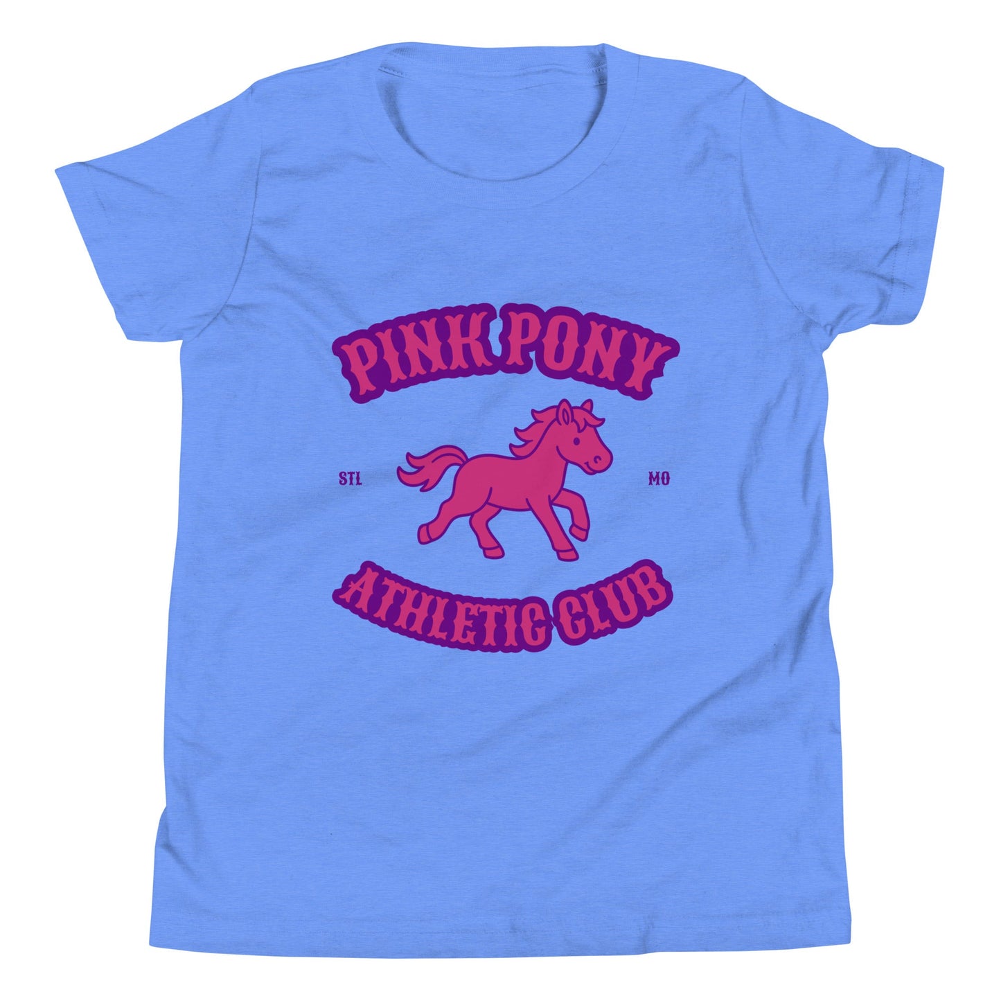 Performance | Youth T-Shirt | Pink Pony Athletic Club | Crest Logo
