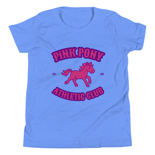 Performance | Youth T-Shirt | Pink Pony Athletic Club | Crest Logo