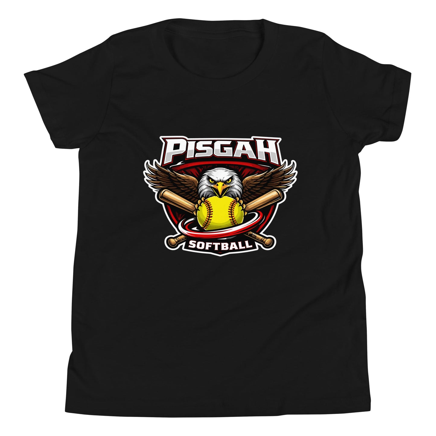 Performance | Youth T-Shirt | Pisgah Rec League | Eagle Softball Logo
