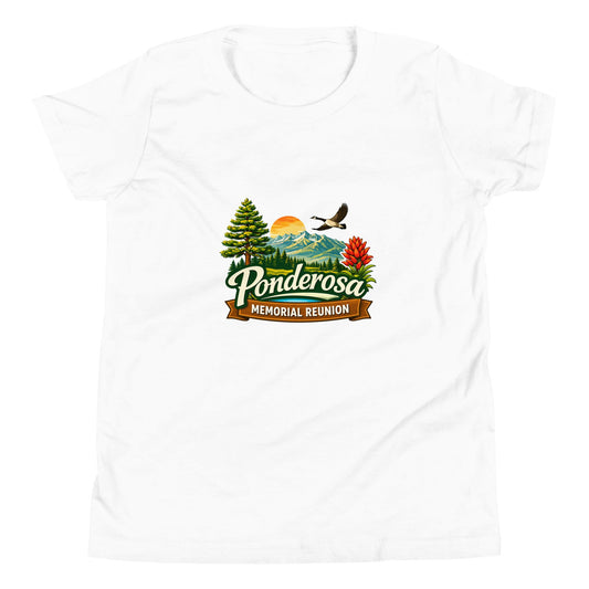 Performance | Youth T-Shirt | Ponderosa Reunion | Painted Mountain Crest Logo