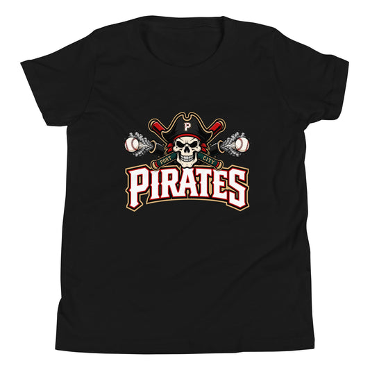Performance | Youth T-Shirt | Port City Pirates | Cannonball Portside Logo