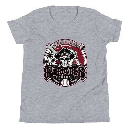 Performance | Youth T-Shirt | Port City Pirates | Emblem Logo