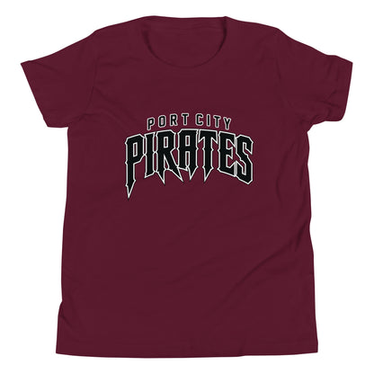 Performance | Youth T-Shirt | Port City Pirates | Script Logo