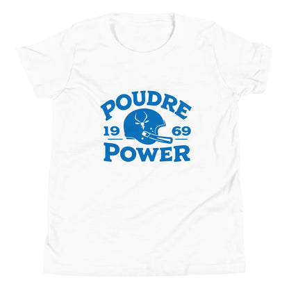 Performance | Youth T-Shirt | Poudre Football | Crest Logo