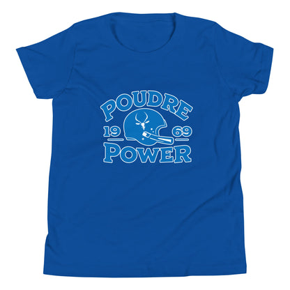 Performance | Youth T-Shirt | Poudre Football | Crest Logo