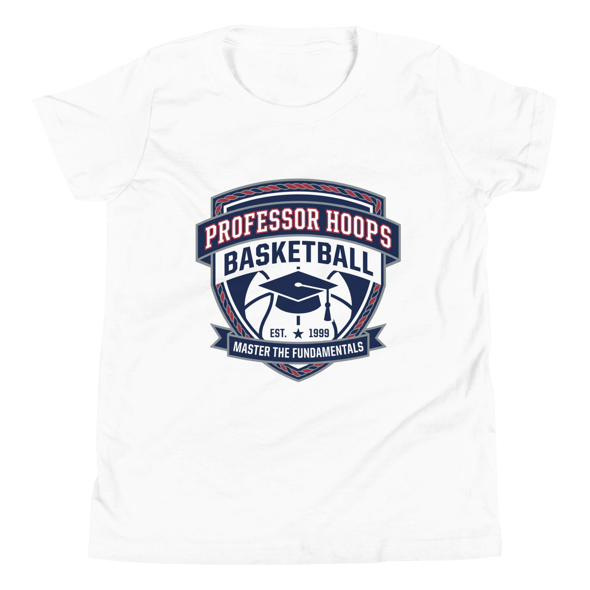 Performance | Youth T-Shirt | Professor Hoops Basketball | Crest Logo