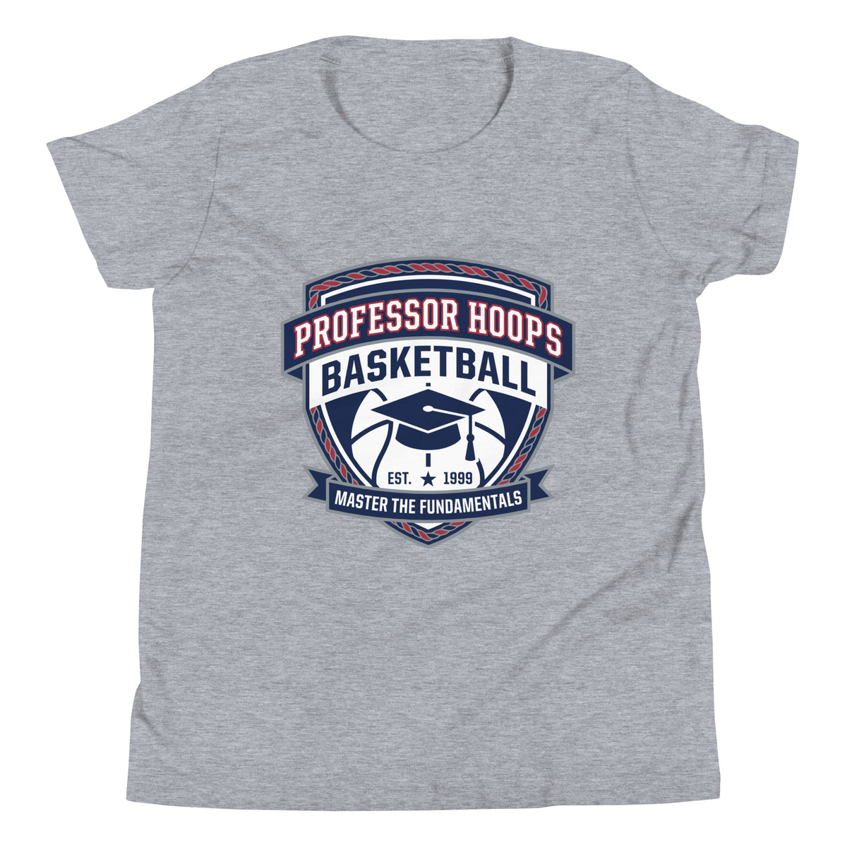 Performance | Youth T-Shirt | Professor Hoops Basketball | Crest Logo