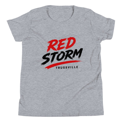 Performance | Youth T-Shirt | Red Storm | Modern Script Logo
