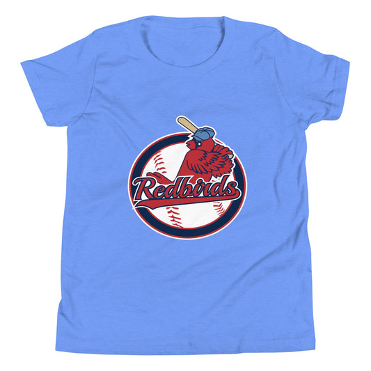 Performance | Youth T-Shirt | Redbirds | Vintage Badge Logo