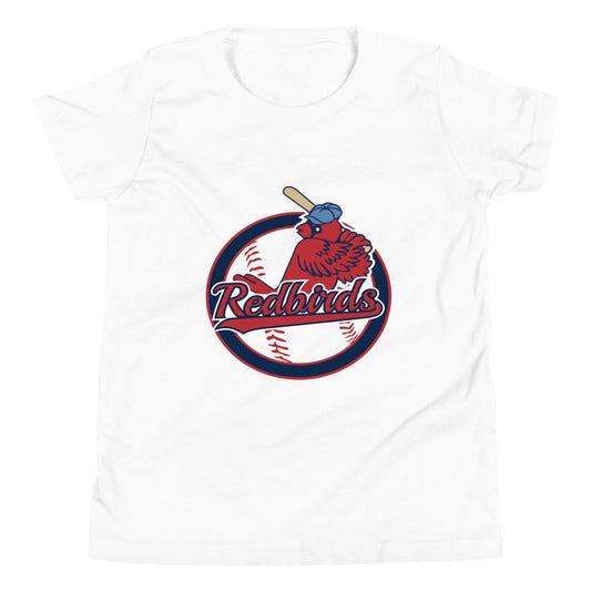 Performance | Youth T-Shirt | Redbirds | Vintage Badge Logo