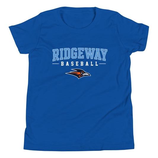 Performance | Youth T-Shirt | Ridgeway High School Baseball | Athletics Logo
