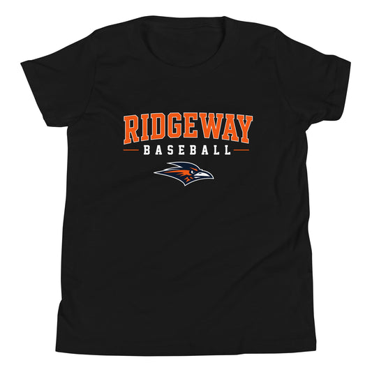 Performance | Youth T-Shirt | Ridgeway High School Baseball | Emblem Logo