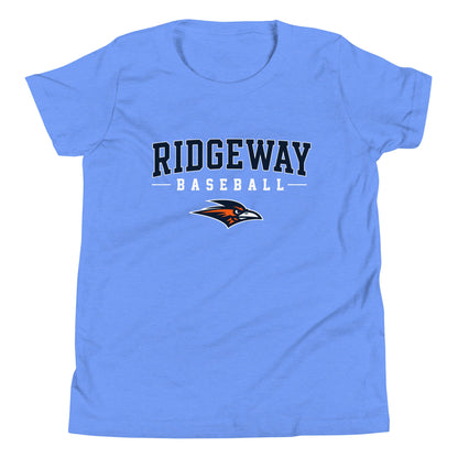 Performance | Youth T-Shirt | Ridgeway High School Baseball | Modern Script Logo