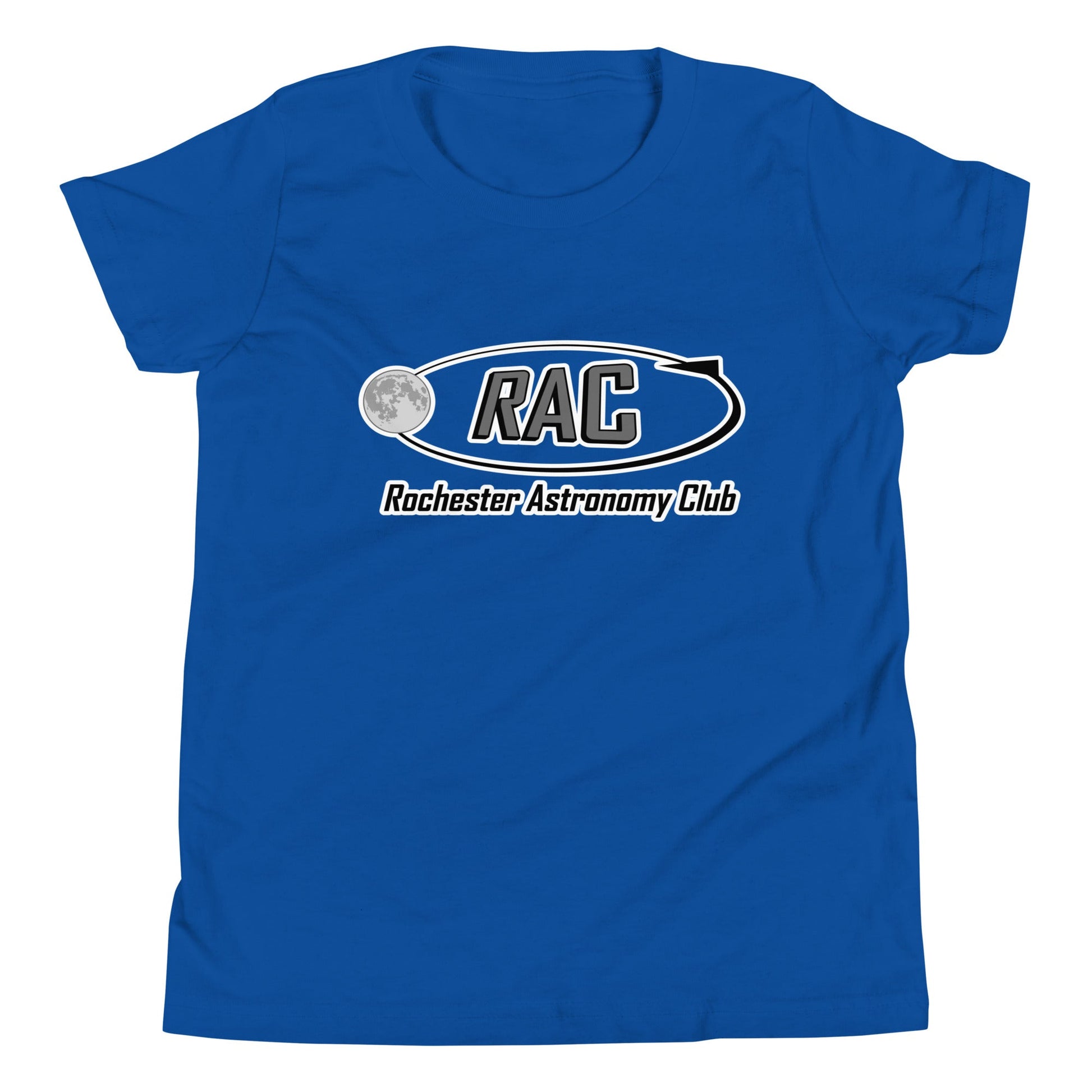 Performance | Youth T-Shirt | Rochester Astronomy Club | Orbit Logo