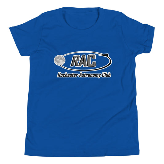 Performance | Youth T-Shirt | Rochester Astronomy Club | Orbit Logo