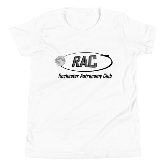 Performance | Youth T-Shirt | Rochester Astronomy Club | Orbit Logo