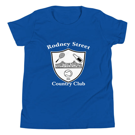 Performance | Youth T-Shirt | Rodney Street CC Tennis | Crest Logo