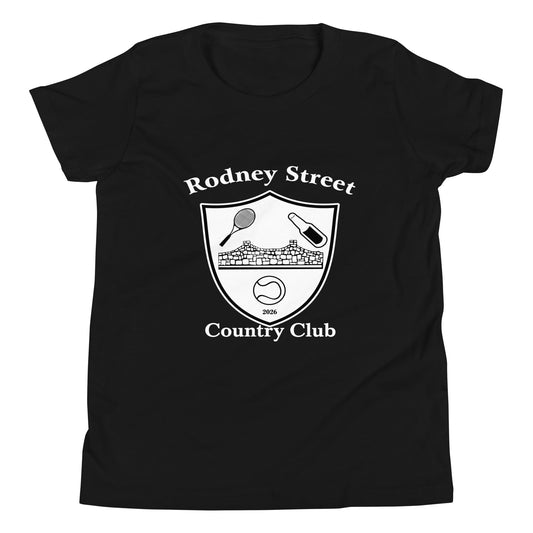 Performance | Youth T-Shirt | Rodney Street CC Tennis | Crest Logo
