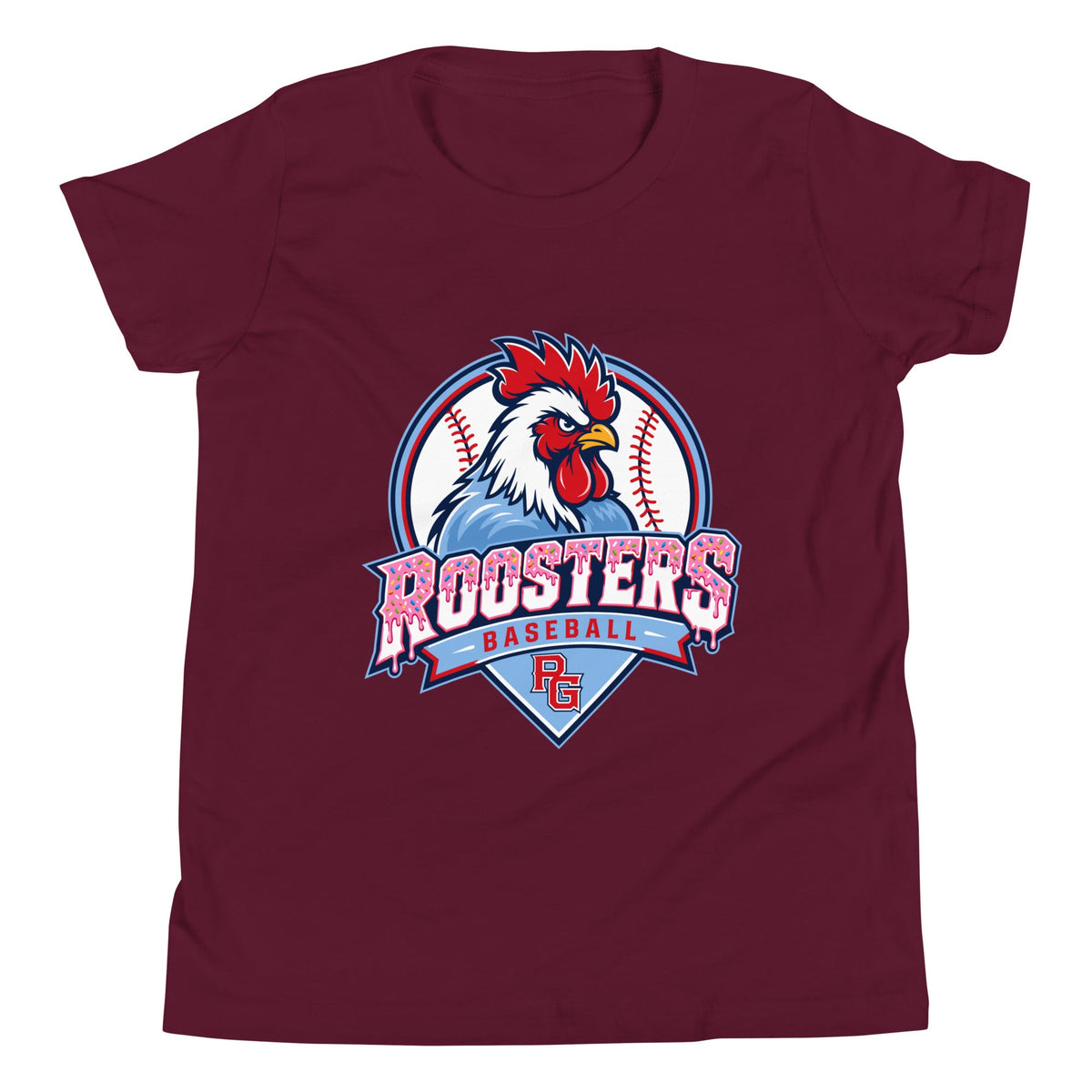 Performance | Youth T-Shirt | Rooster Nation | Emblem Logo