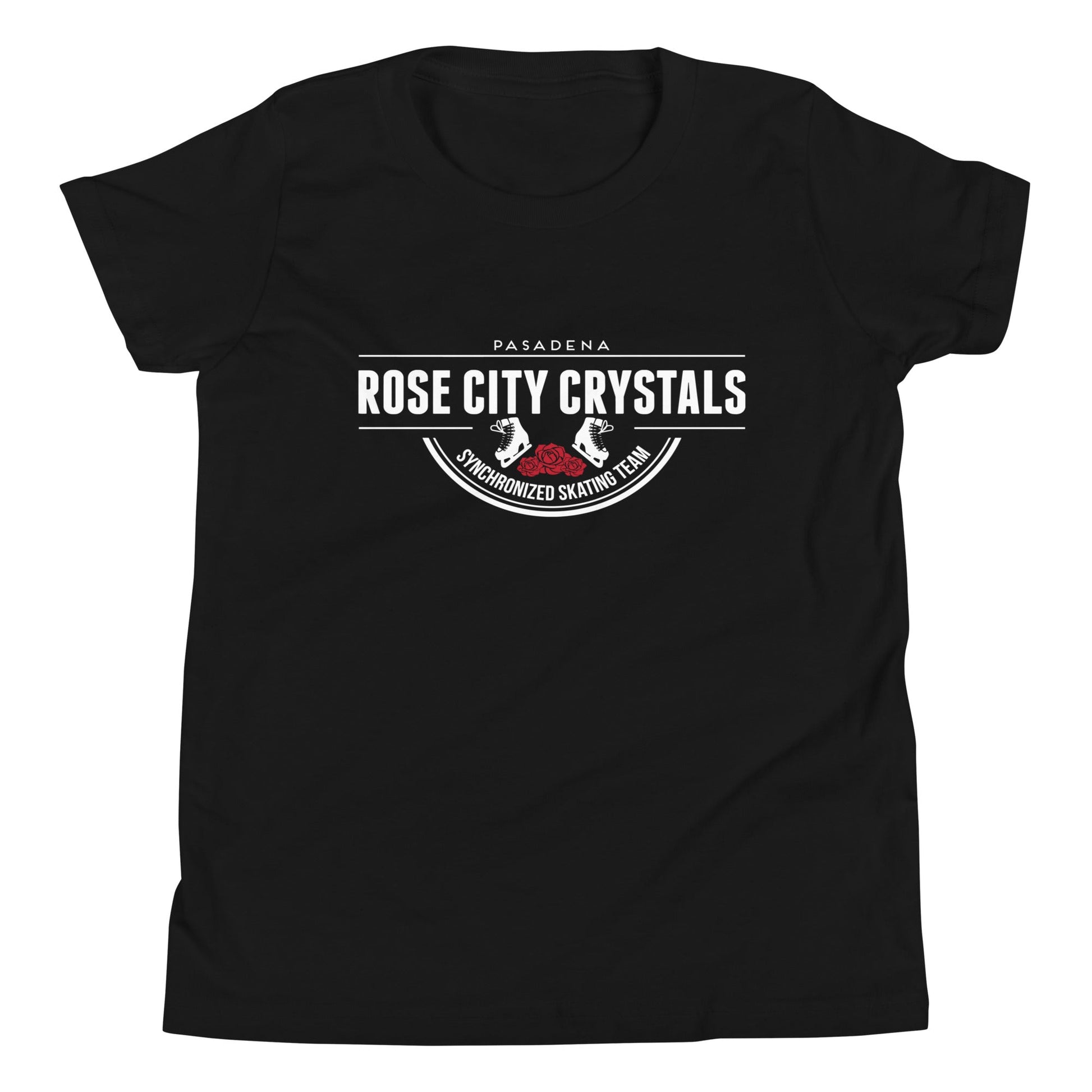 Performance | Youth T-Shirt | Rose City Crystals | Script Logo