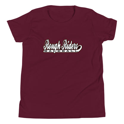 Performance | Youth T-Shirt | Rough Riders | Baseball Script Logo