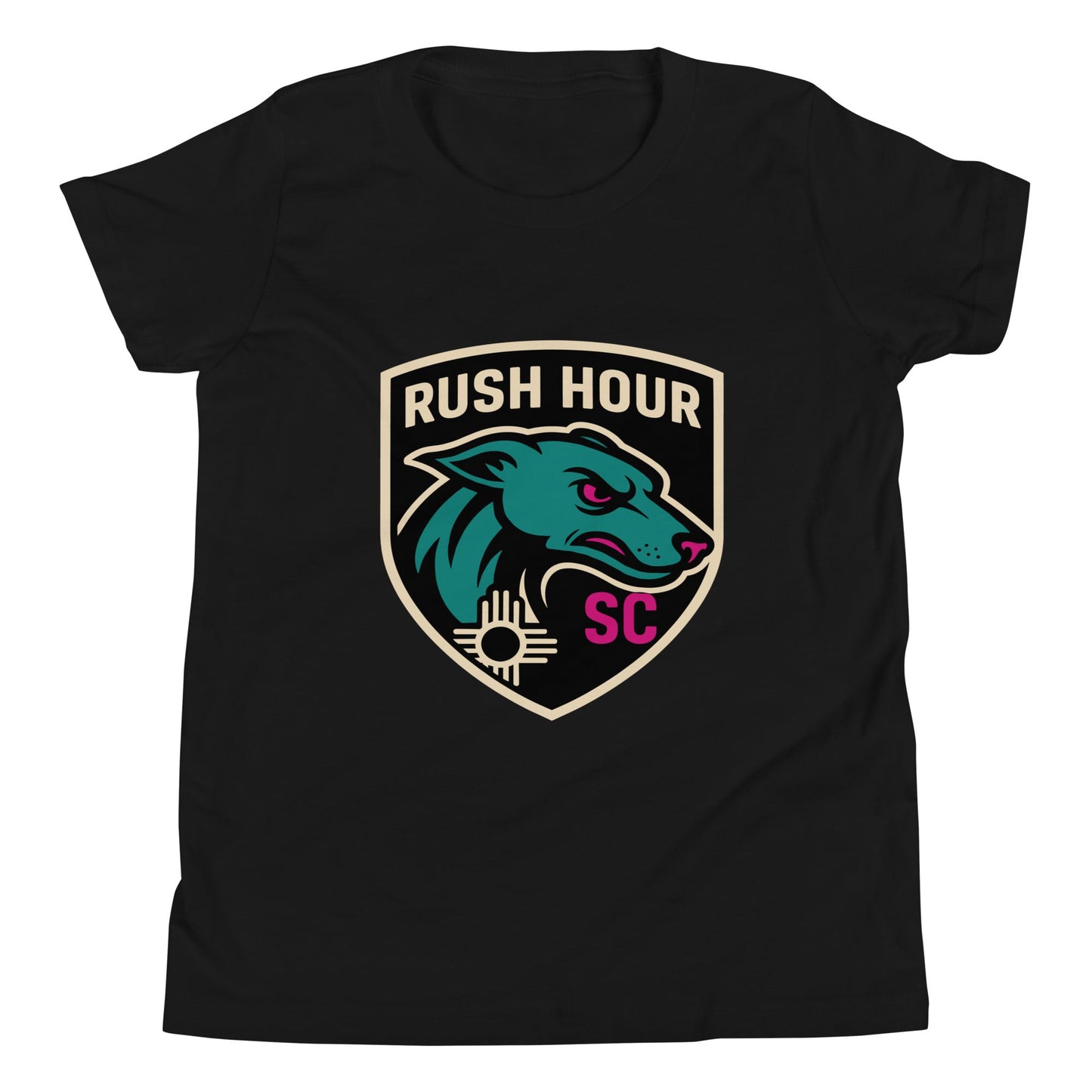 Performance | Youth T-Shirt | Rush Hour | Badge Logo