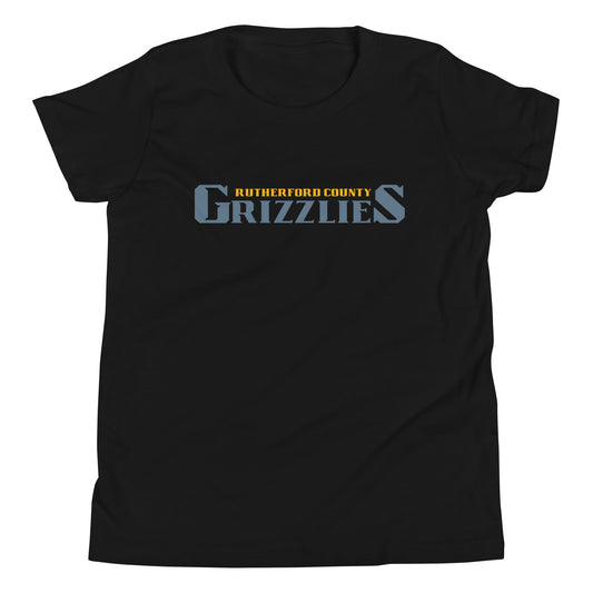 Performance | Youth T-Shirt | Rutherford County Grizzlies Football | Alt Script Logo