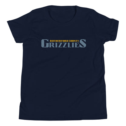 Performance | Youth T-Shirt | Rutherford County Grizzlies Football | Alt Script Logo