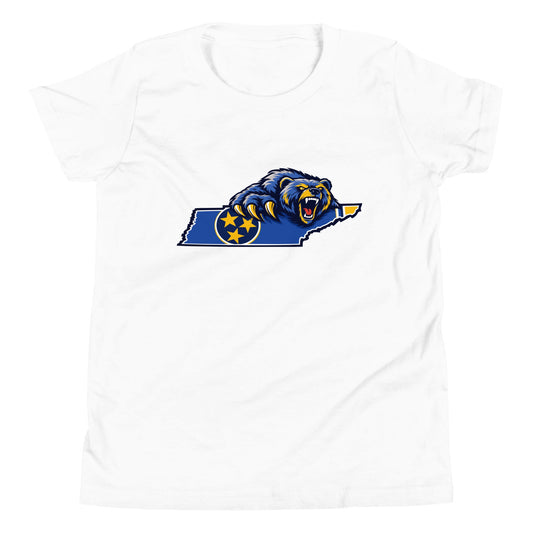Performance | Youth T-Shirt | Rutherford County Grizzlies Football | Tennessee Logo