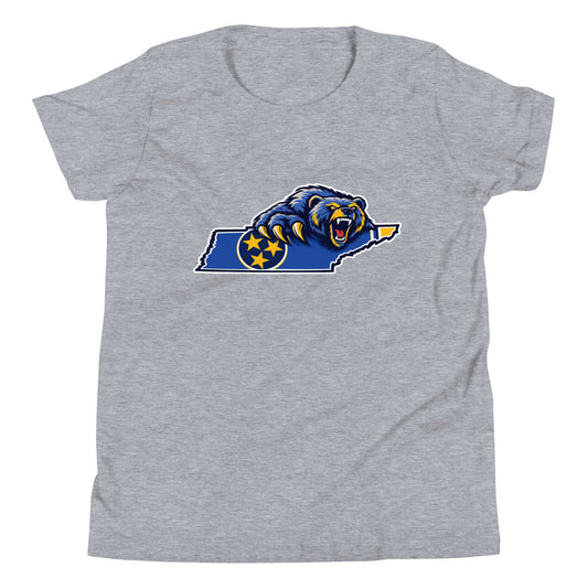Performance | Youth T-Shirt | Rutherford County Grizzlies Football | Tennessee Logo