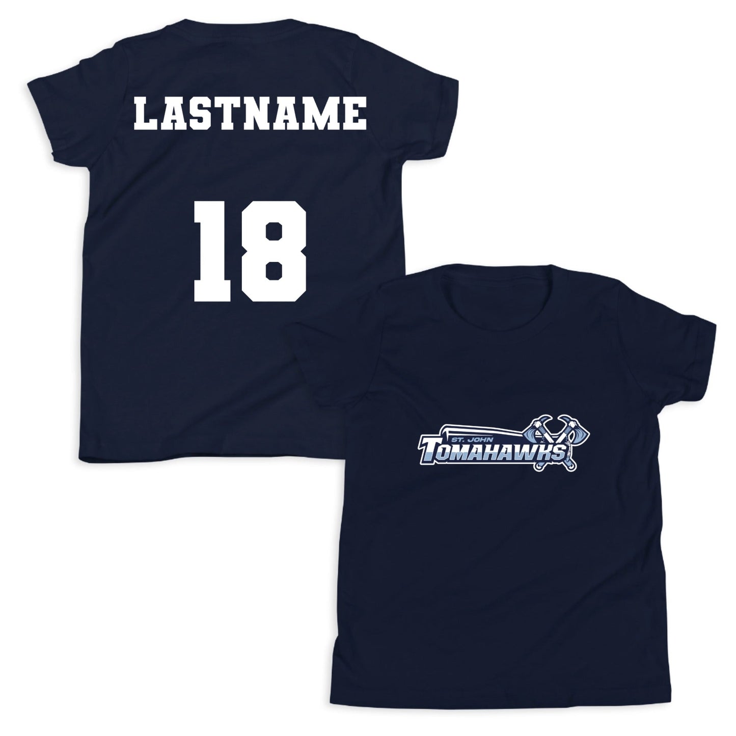 Performance | Youth T-Shirt | Saint John Tomahawks | Script Logo | Customizable