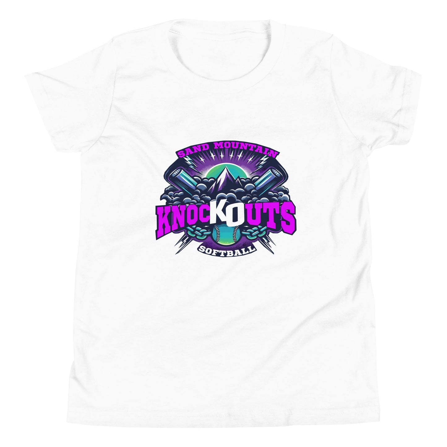 Performance | Youth T-Shirt | Sand Mountain Knockouts | Ball & Bat Logo