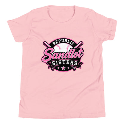 Performance | Youth T-Shirt | Sandlot Sisters | Badge Logo