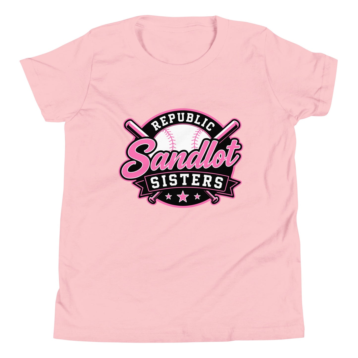 Performance | Youth T-Shirt | Sandlot Sisters | Badge Logo