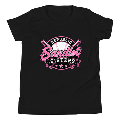 Performance | Youth T-Shirt | Sandlot Sisters | Badge Logo