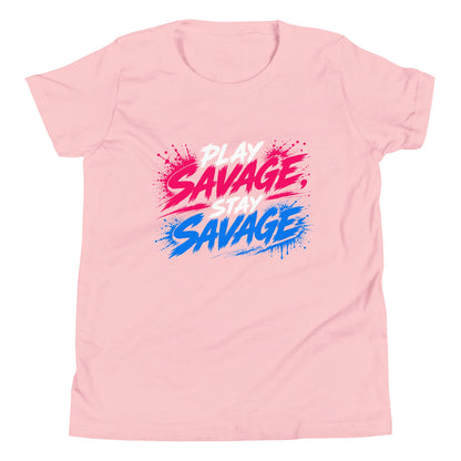 Performance | Youth T-Shirt | Savage Softball | Play Stay Logo