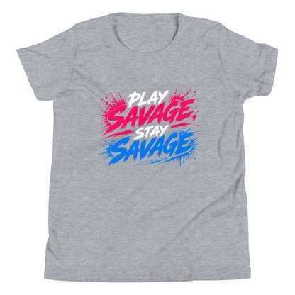 Performance | Youth T-Shirt | Savage Softball | Play Stay Logo