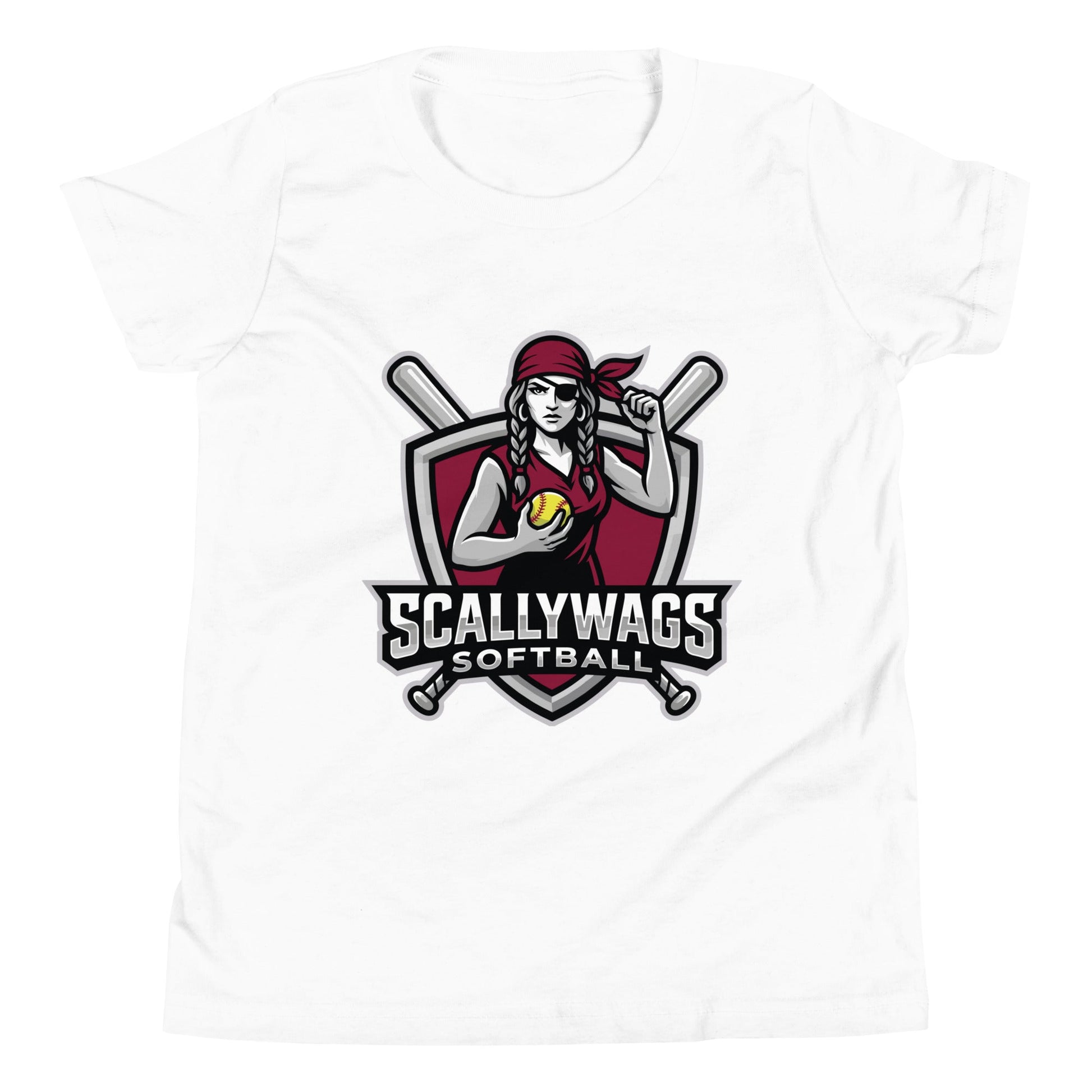 Performance | Youth T-Shirt | Scallywags Softball | Crest Logo