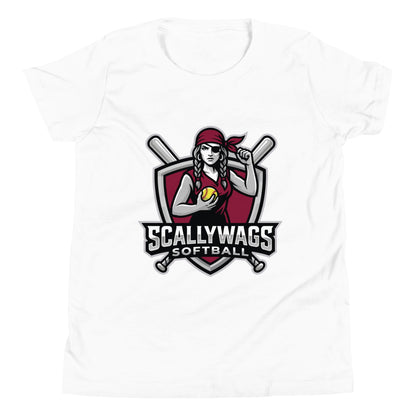Performance | Youth T-Shirt | Scallywags Softball | Crest Logo