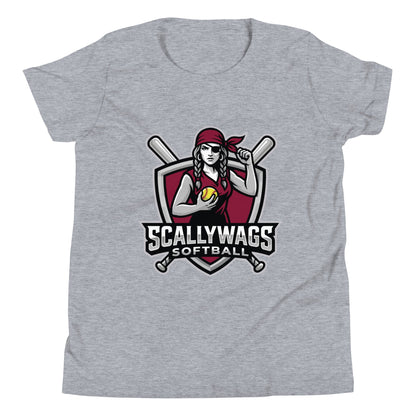 Performance | Youth T-Shirt | Scallywags Softball | Crest Logo