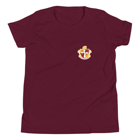 Performance | Youth T-Shirt | Scecina High School Track and Field | Crest Logo